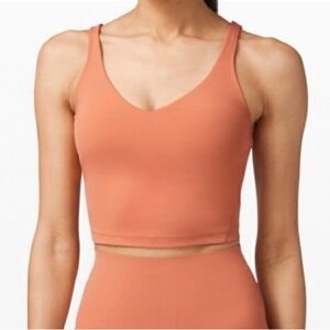 Burnt orange Lululemon Align tank